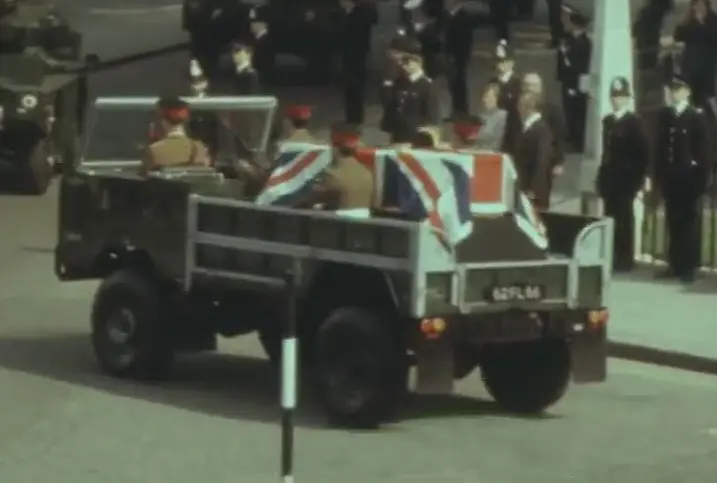 Louis Mountbatten Funeral - Land Rover 101FC